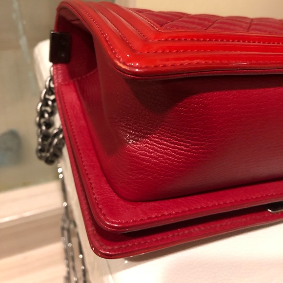 Chanel boy old medium Sold - Picture 7 of 8